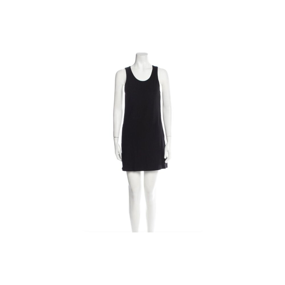 Reformation Black Scoop Neck Mini Dress | XS | Sustainable Tencel 🖤✨